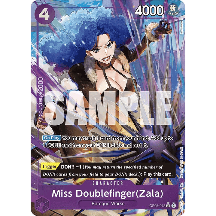 Miss Doublefinger(Zala) (OP05-073) - Full-Art