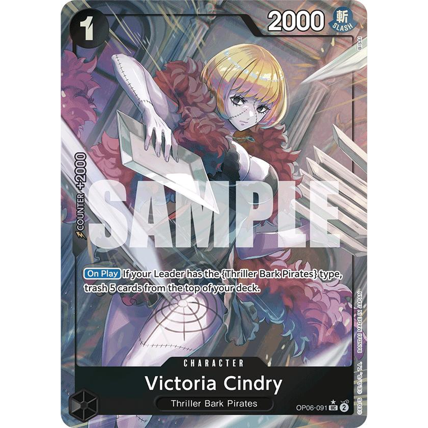 Victoria Cindry (OP06-091) - Full-Art