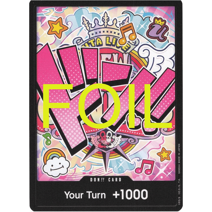 Don!! Card (PRB01-Uta) - Foil