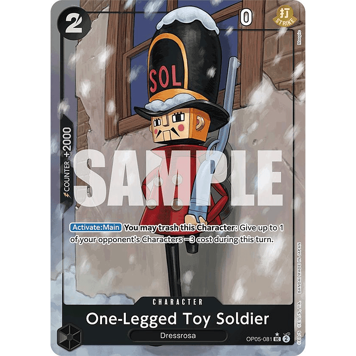 One-Legged Toy Soldier (OP05-081) - Full-Art