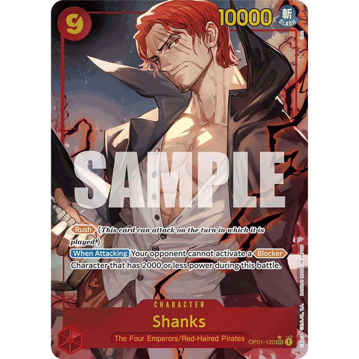 Shanks (OP01-120) - Alternative-Art-PRB