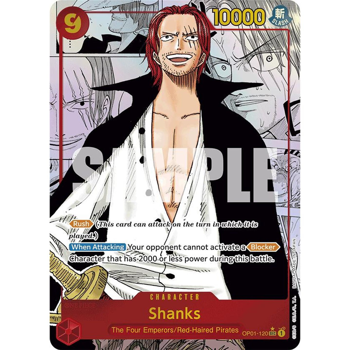 Shanks (OP01-120) - Alternative-Art-Manga-PRB