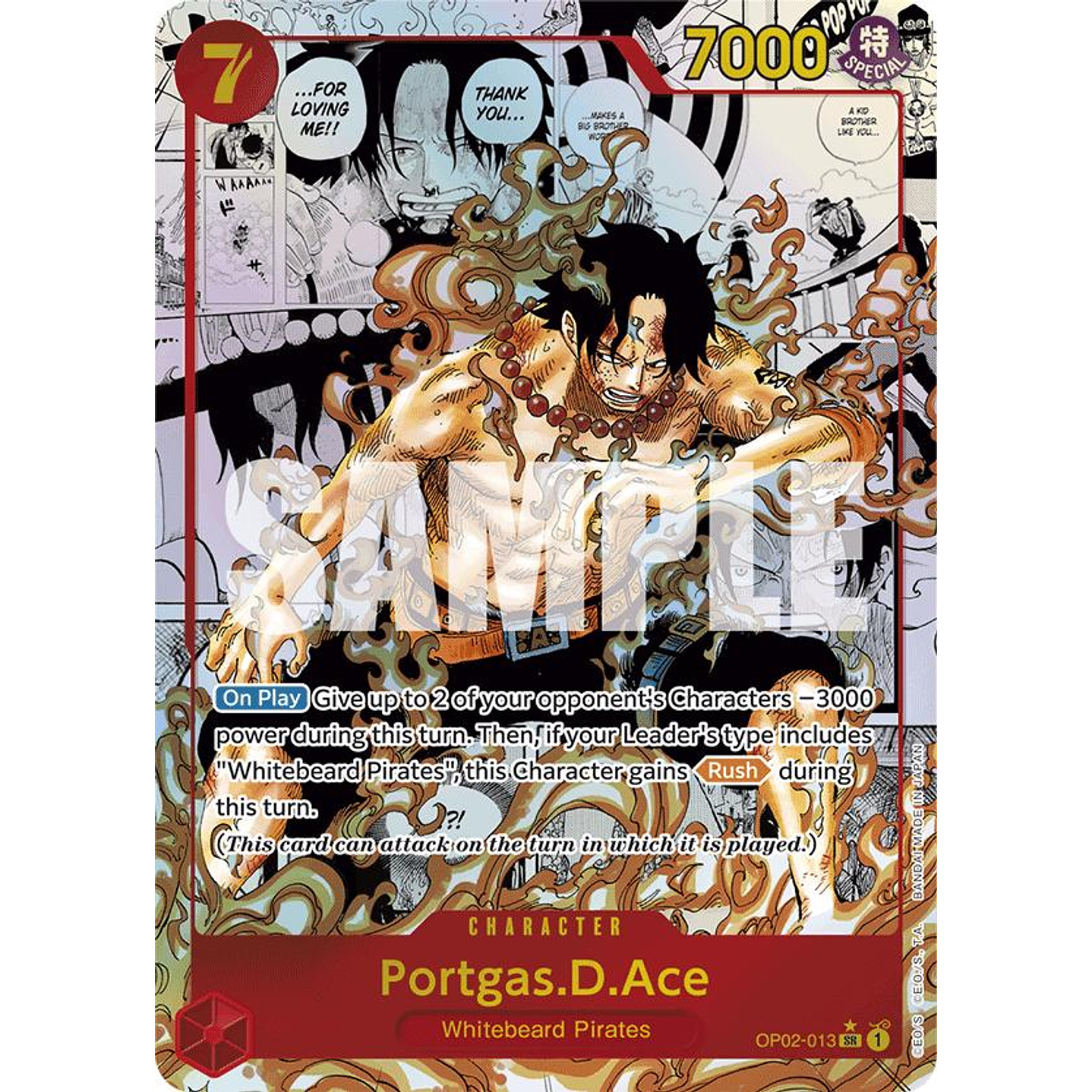 Portgas.D.Ace (OP02-013) - Alternative-Art-Manga-PRB