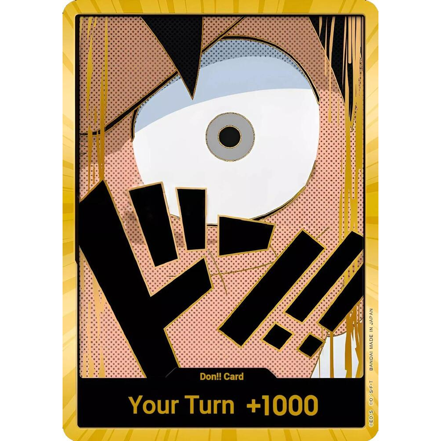 Don!! Card (PRB01-Luffy) - Gold