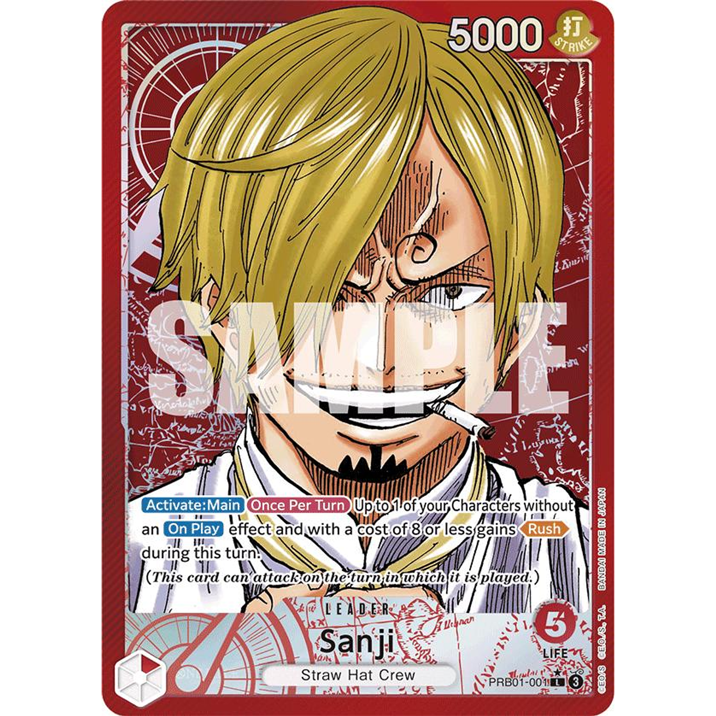 Sanji (PRB01-001) - Alternative-Art-PRB