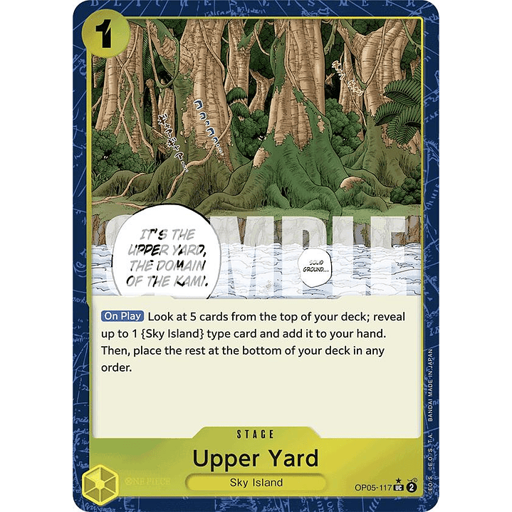 Upper yard (OP05-117) - Textured-Foil
