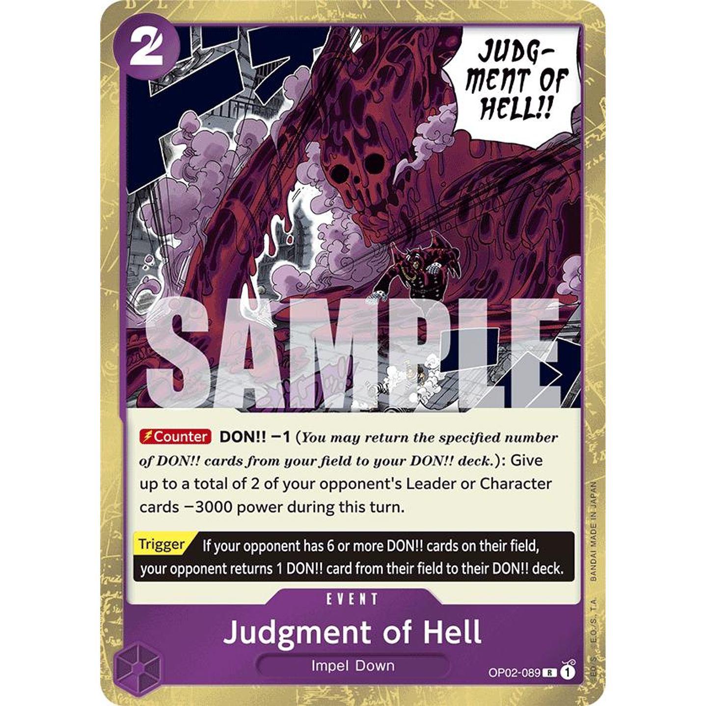 Judgment of Hell (OP02-089) - Jolly-Roger