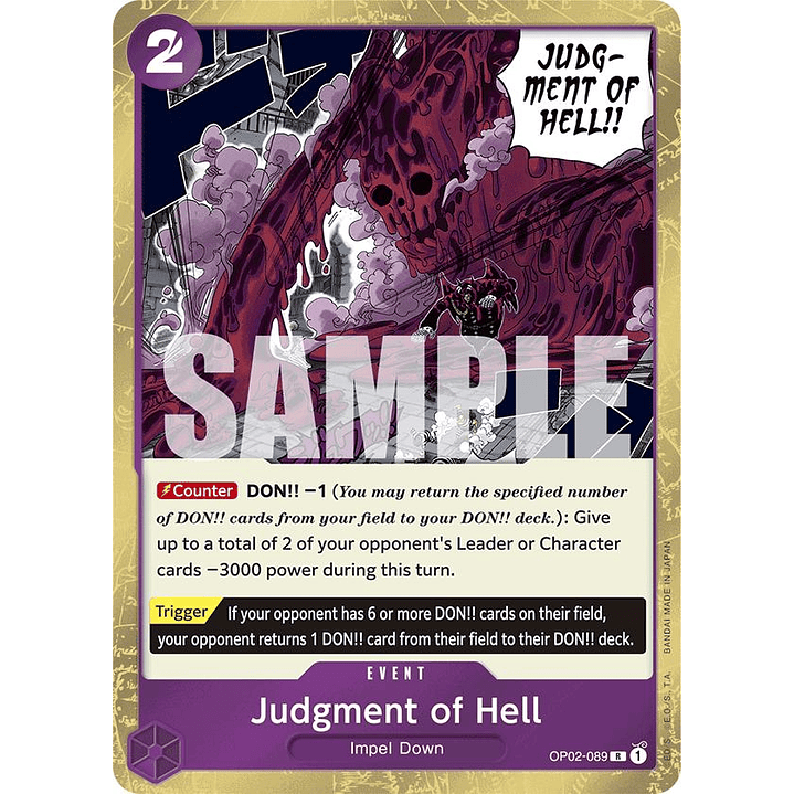 Judgment of Hell (OP02-089) - Jolly-Roger