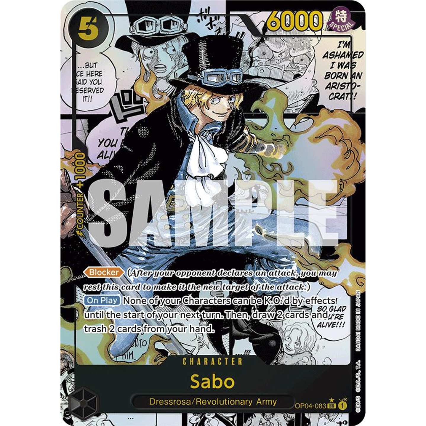 Sabo (OP04-083) - Alternative-Art-Manga-PRB