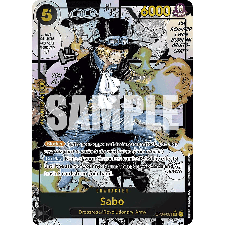 Sabo (OP04-083) - Alternative-Art-Manga-PRB