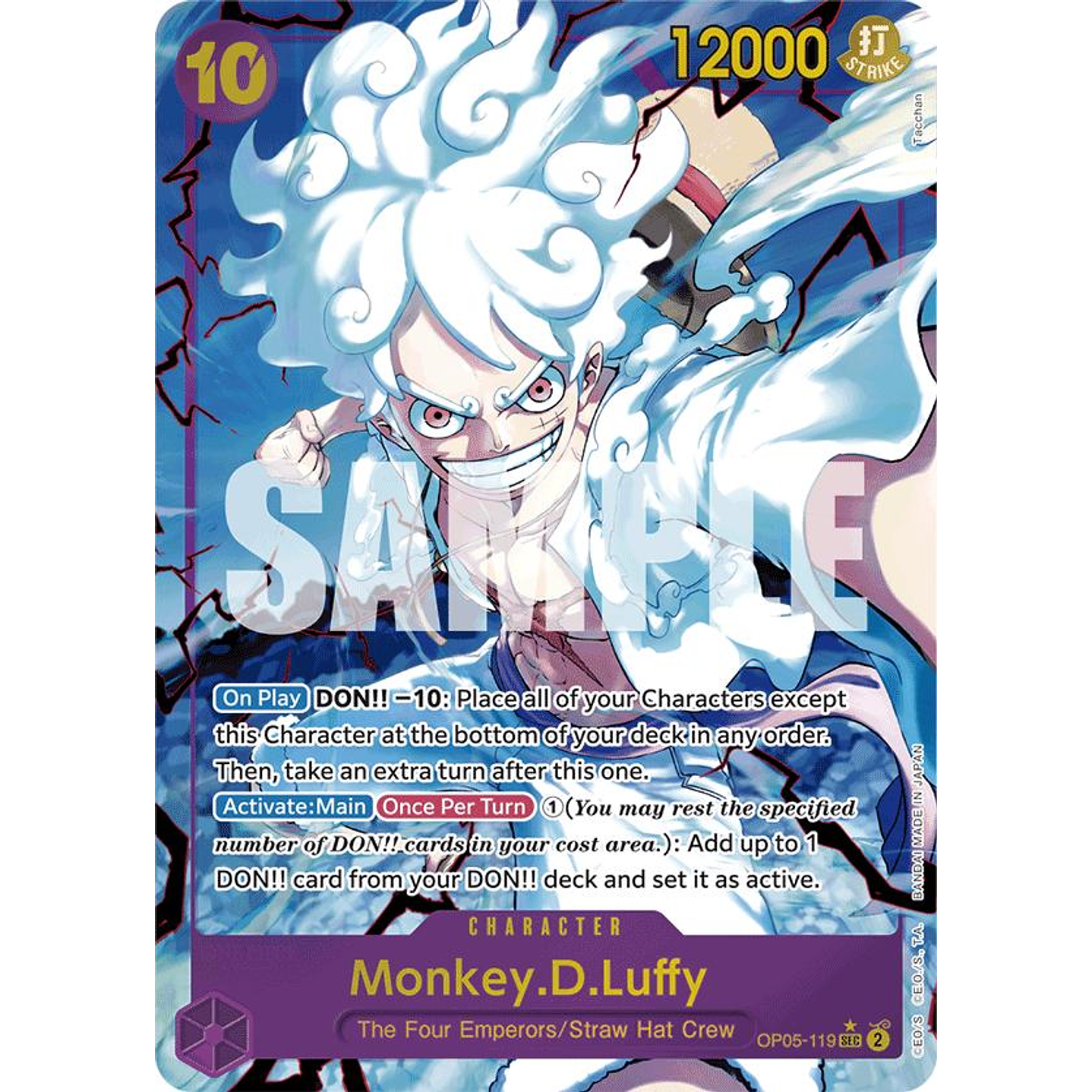 Monkey.D.Luffy (OP05-119) - Alternative-Art-PRB