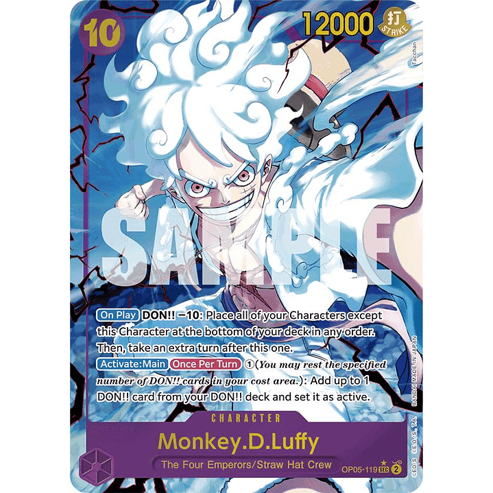 Monkey.D.Luffy (OP05-119) - Alternative-Art-PRB