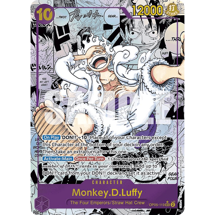 Monkey.D.Luffy (OP05-119) - Alternative-Art-Manga-PRB