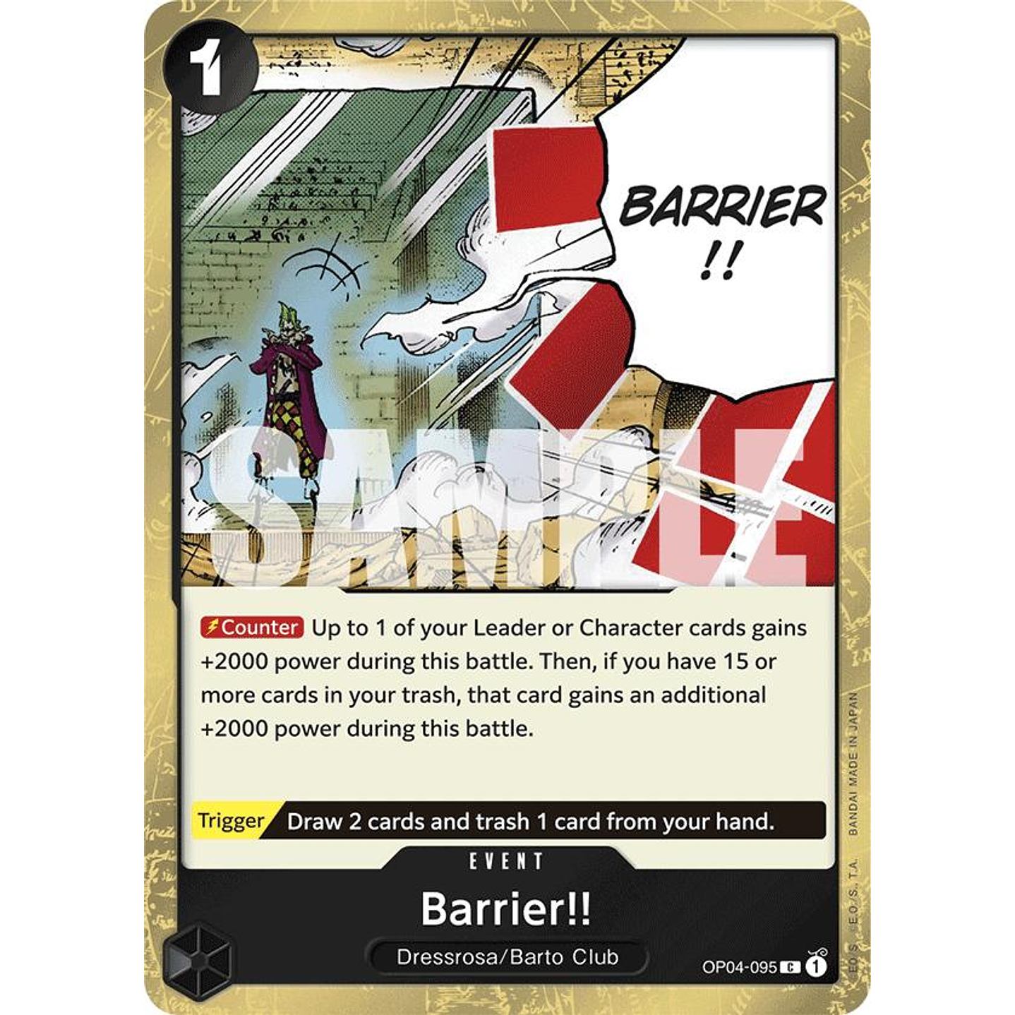 Barrier!! (OP04-095) - Jolly-Roger