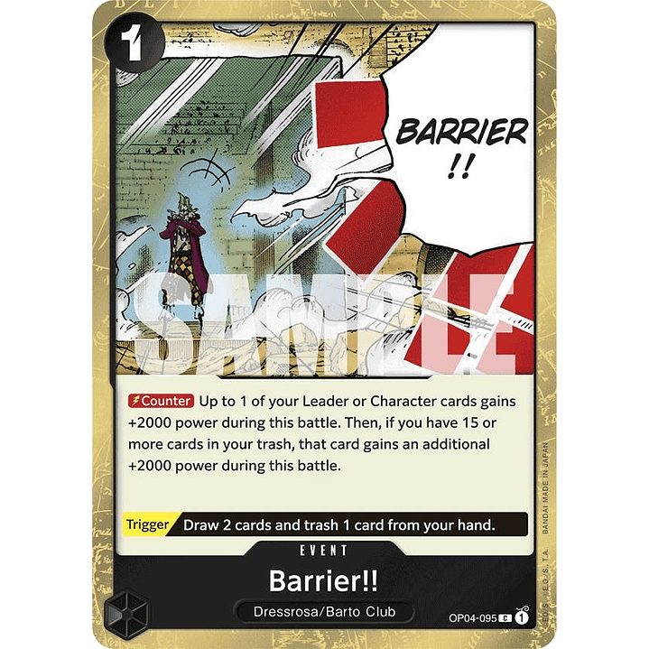 Barrier!! (OP04-095) - Jolly-Roger
