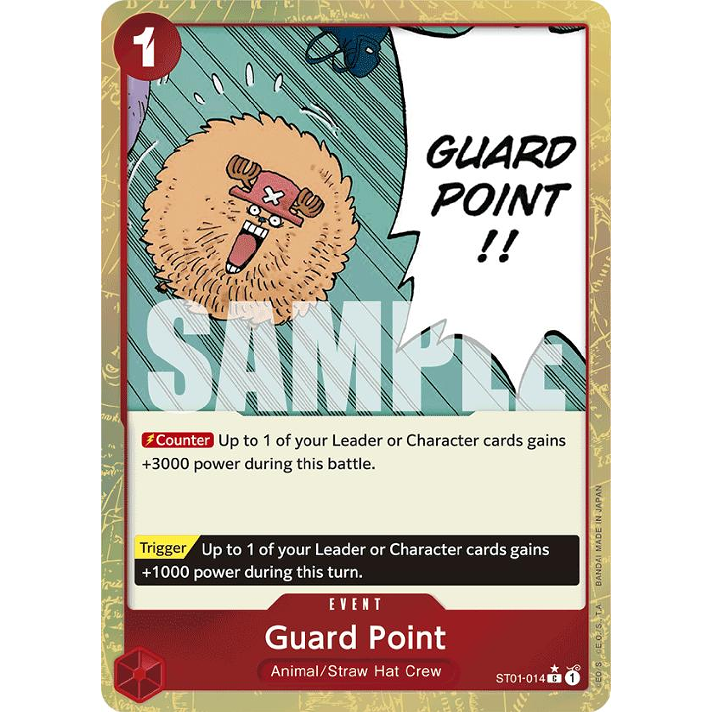 Guard Point (ST01-014) - Textured-Foil