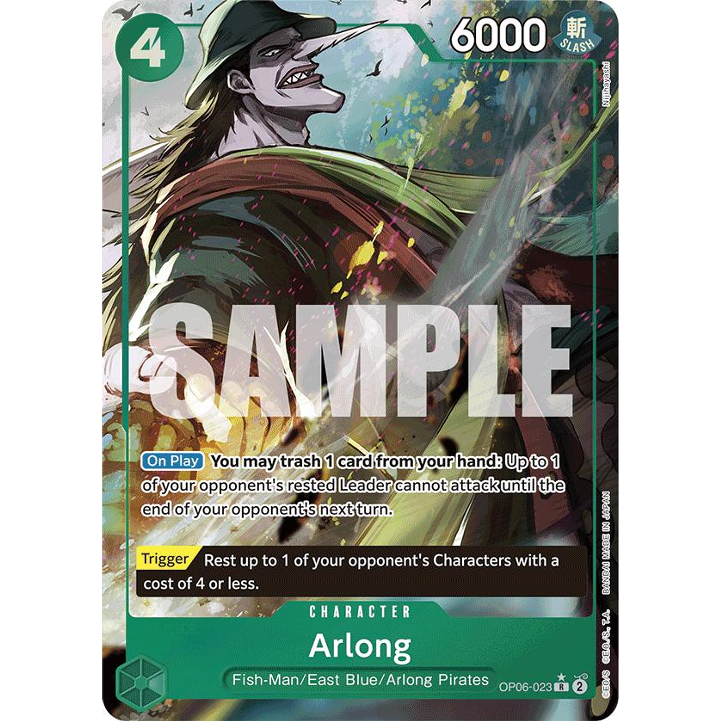 Arlong (OP06-023) - Full-Art