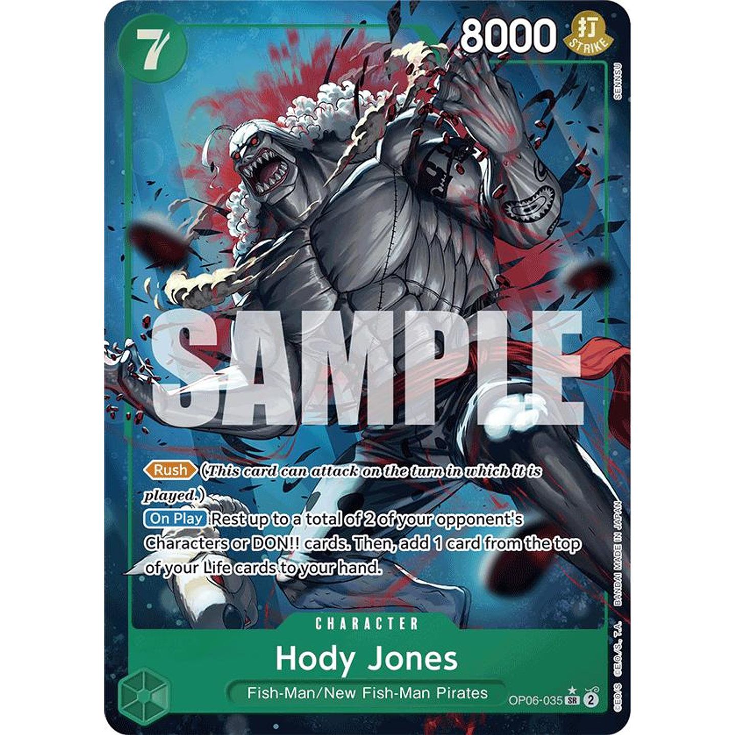 Hody Jones (OP06-035) - Alternative-Art-PRB