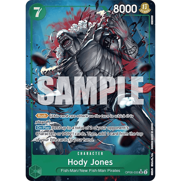 Hody Jones (OP06-035) - Alternative-Art-PRB