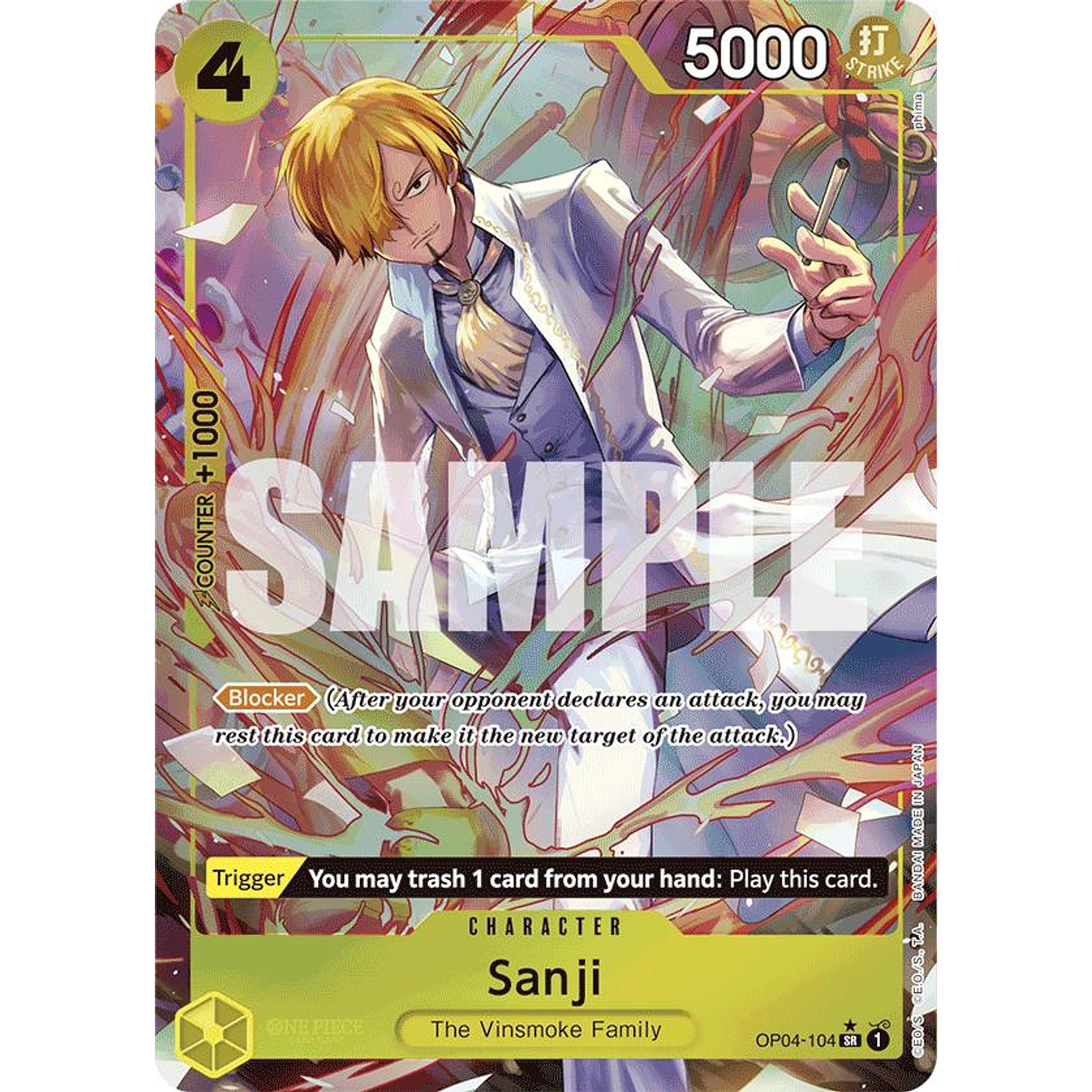 Sanji (OP04-104) - Alternative-Art-PRB