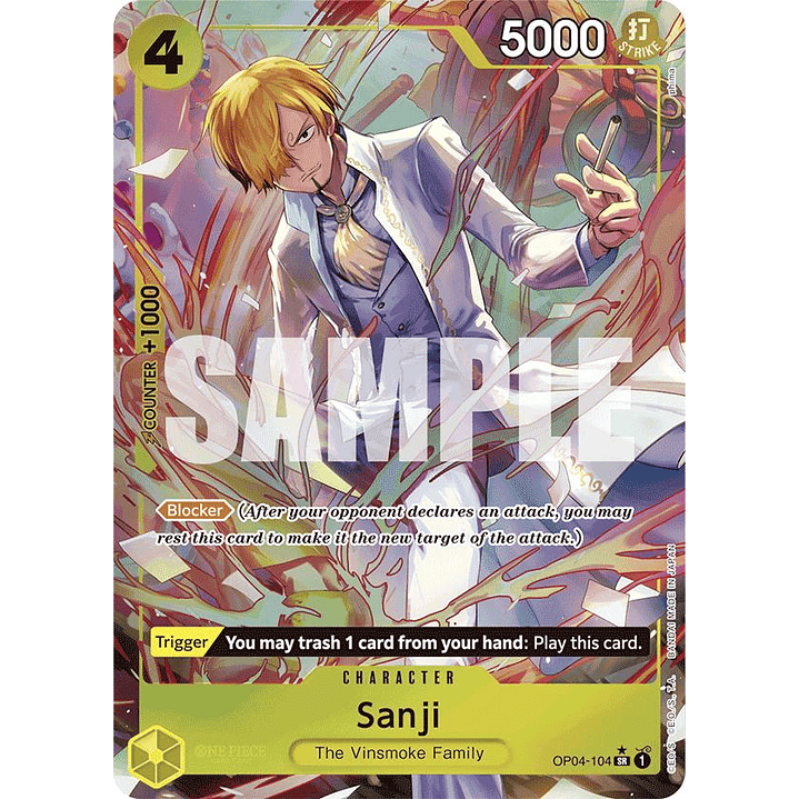 Sanji (OP04-104) - Alternative-Art-PRB