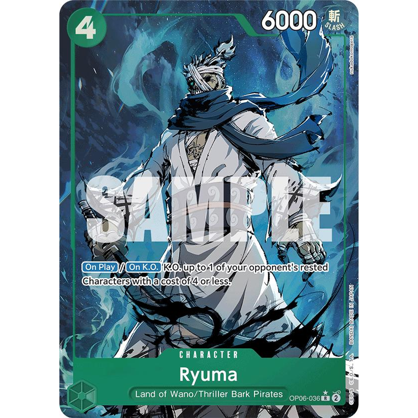 Ryuma (OP06-036) - Alternative-Art-PRB