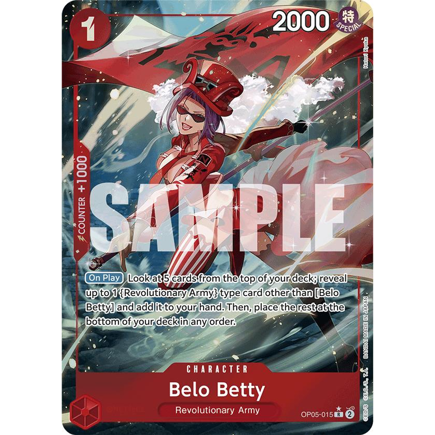 Belo Betty (OP05-015) - Full-Art
