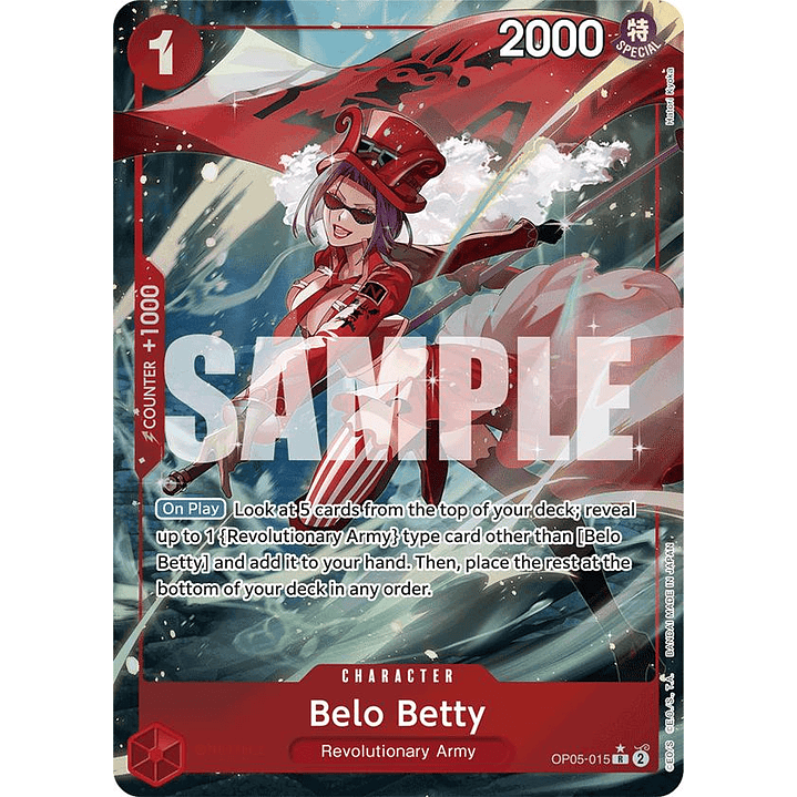 Belo Betty (OP05-015) - Full-Art