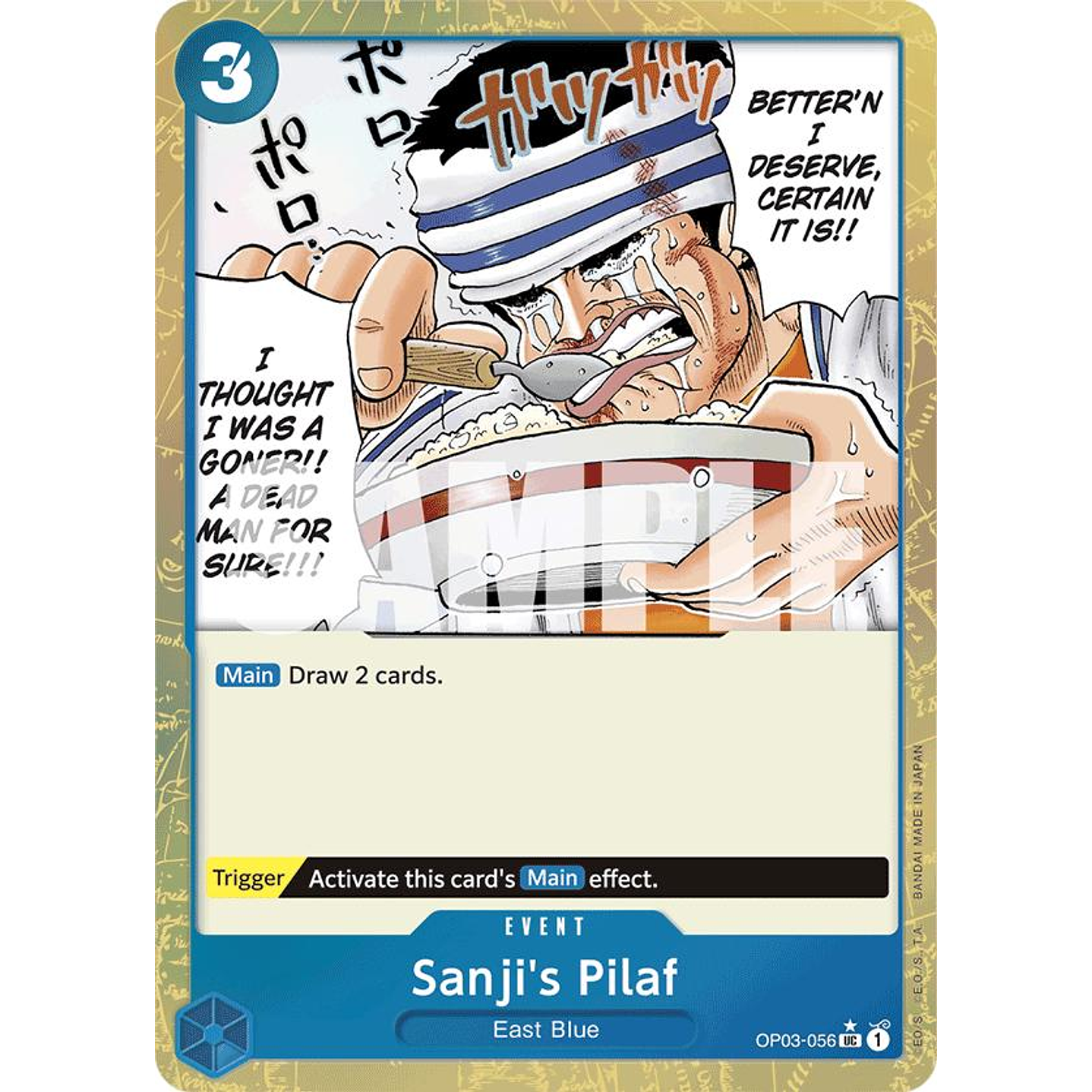 Sanji's Pilaf (OP03-056) - Textured-Foil