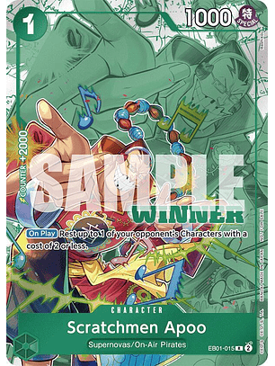 Scratchmen Apoo (EB01-015) - Tournament-Pack-2025-Vol-2-Winner