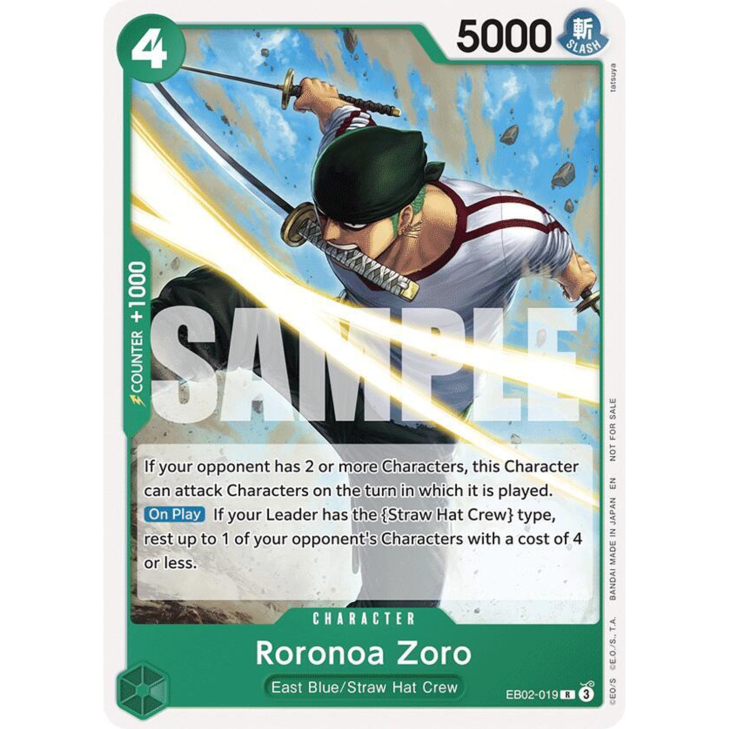 Roronoa Zoro (EB02-019) - Tournament-Pack-2025-Vol-3
