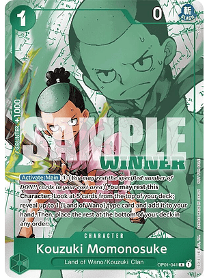 Kouzuki Momonosuke (OP01-041) - Tournament-Pack-Vol-7-Winner