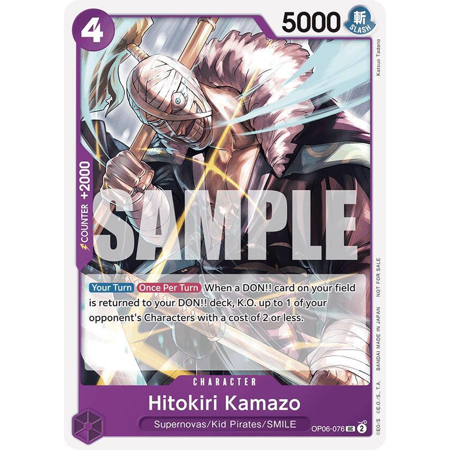 Hitokiri Kamazo (OP06-076) - Tournament-Pack-2025-Vol-1