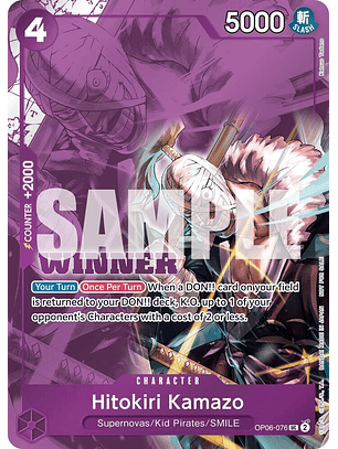 Hitokiri Kamazo (OP06-076) - Tournament-Pack-2025-Vol-1-Winner