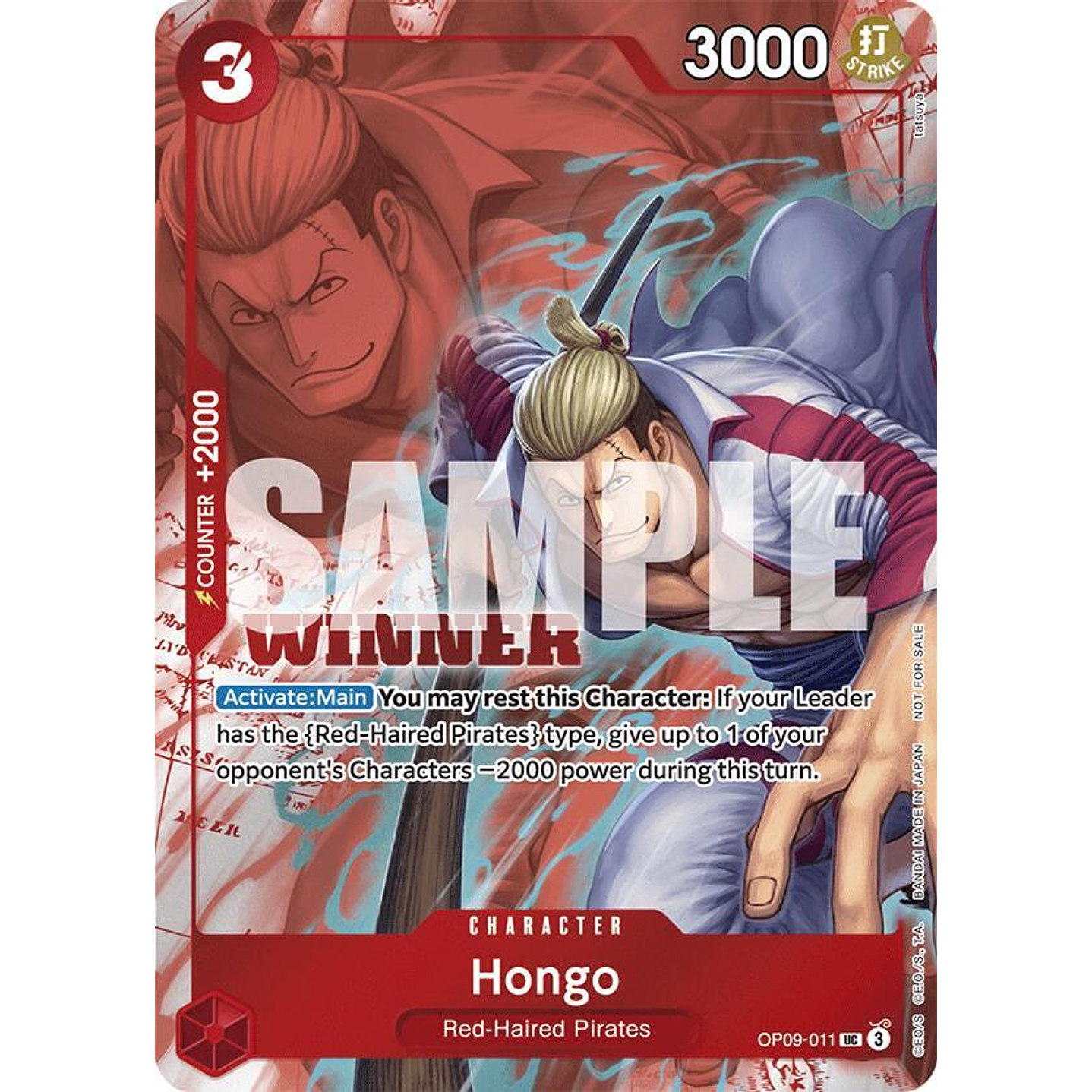 Hongo (OP09-011) - Tournament-Pack-2025-Vol-2-Winner