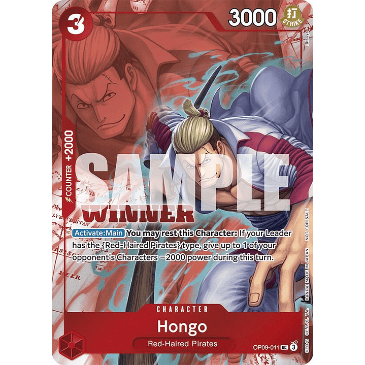 Hongo (OP09-011) - Tournament-Pack-2025-Vol-2-Winner