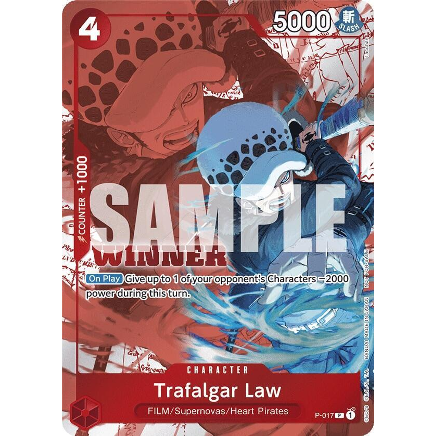 Trafalgar Law (P-017) - Tournament-Pack-Vol-7-Winner