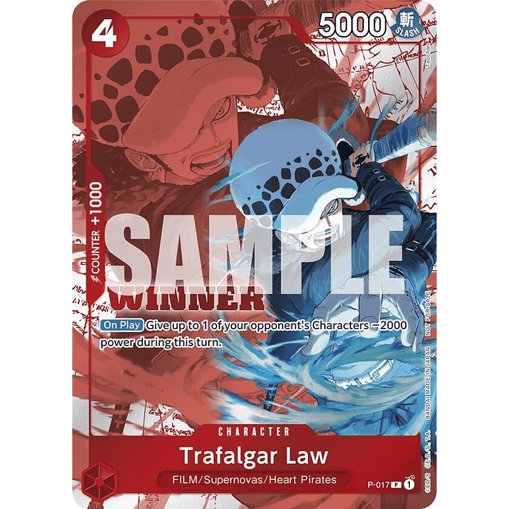 Trafalgar Law (P-017) - Tournament-Pack-Vol-7-Winner