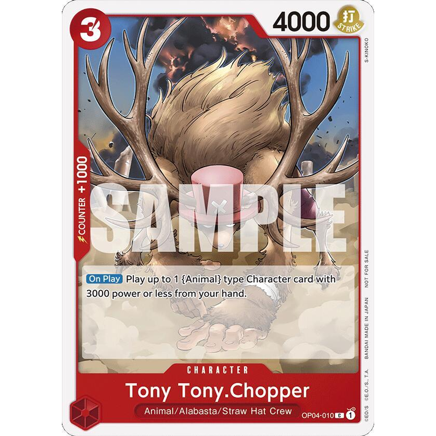 Tony Tony.Chopper (OP04-010) - Tournament-Pack-2024-Oct-Dec