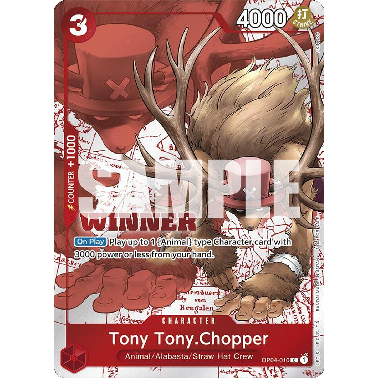 Tony Tony.Chopper (OP04-010) - Tournament-Pack-2024-Oct-Dec-Winner