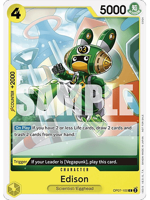 Edison (OP07-100) - Tournament-Pack-2024-Oct-Dec