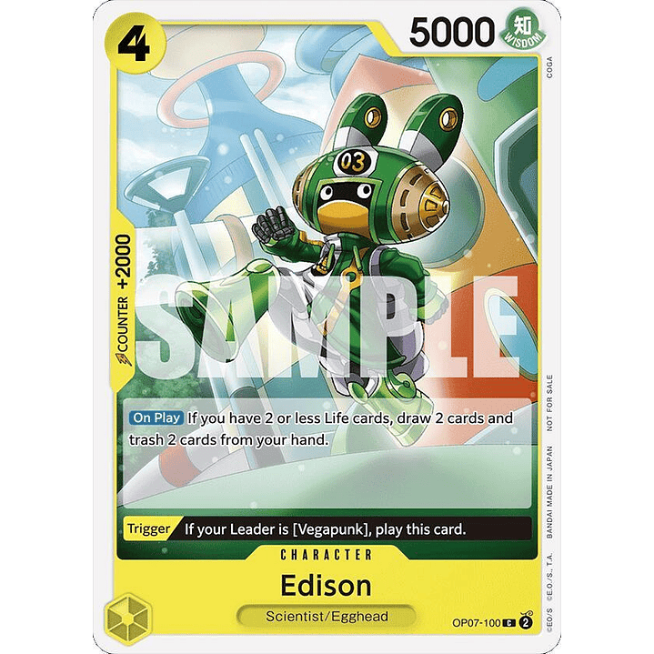 Edison (OP07-100) - Tournament-Pack-2024-Oct-Dec