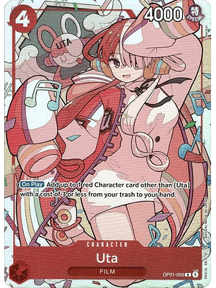 Uta (OP01-005) - Premium-Card-Collection-Uta