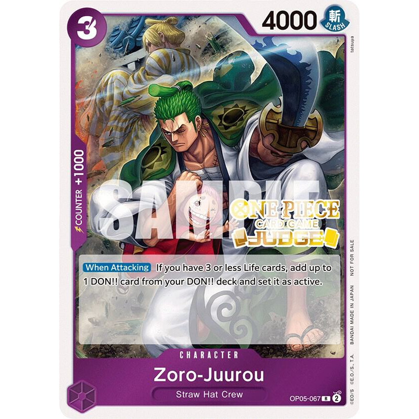 Zoro-Juurou (OP05-067) - Judge-Pack-Vol-3