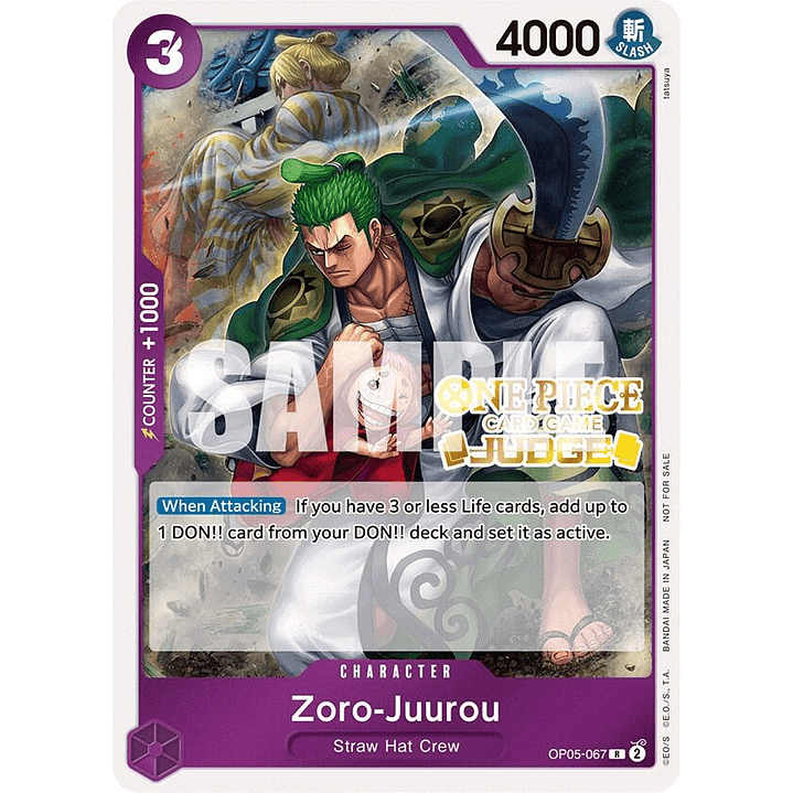 Zoro-Juurou (OP05-067) - Judge-Pack-Vol-3