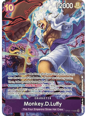 Monkey.D.Luffy (OP05-119) - English-Version-2nd-Anniversary-Set