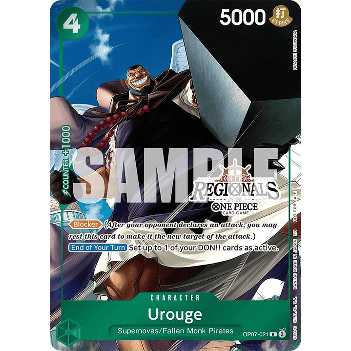 Urouge (OP07-021) - Regional-Participation-Pack-2025-Vol.1