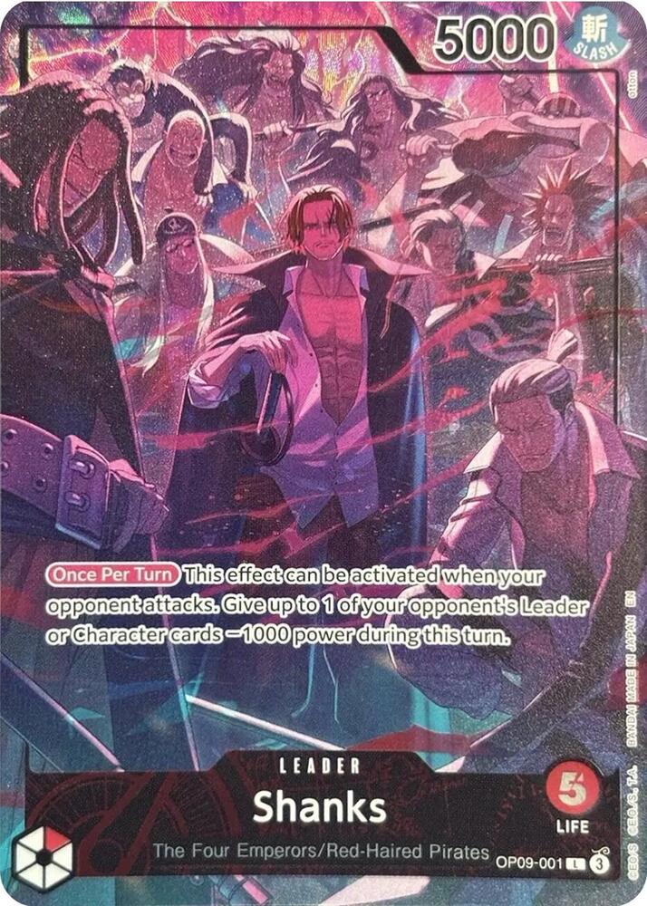 Shanks (OP09-001) - English-Version-2nd-Anniversary-Set
