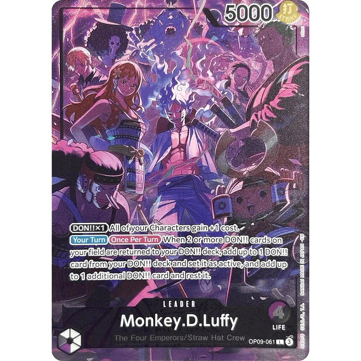 Monkey.D.Luffy (OP09-061) - English-Version-2nd-Anniversary-Set
