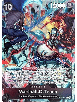 Marshall.D.Teach (OP09-093) - English-Version-2nd-Anniversary-Set